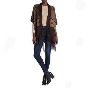 Vertigo Paris Fringe Kimono Cardigan Sz S